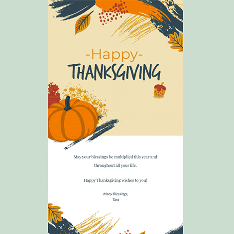 Thanksgiving eCard 22